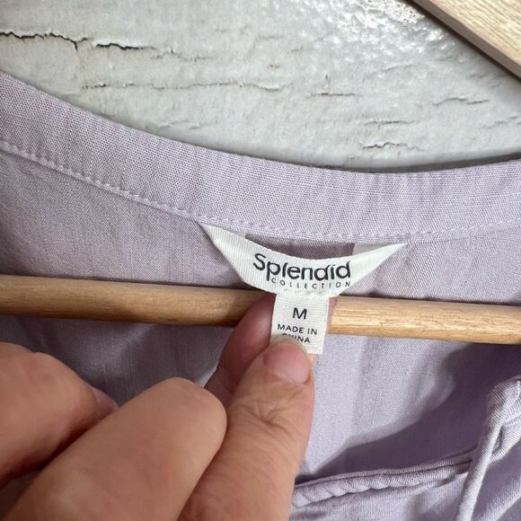 Splendid purple tee shirt top blouse  size medium - Picture 5 of 7